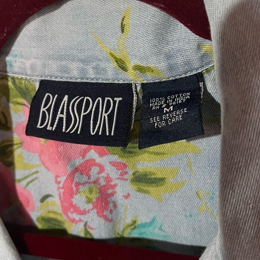 Vintage Blassport Jean Jacket M - Picture 3 of 3